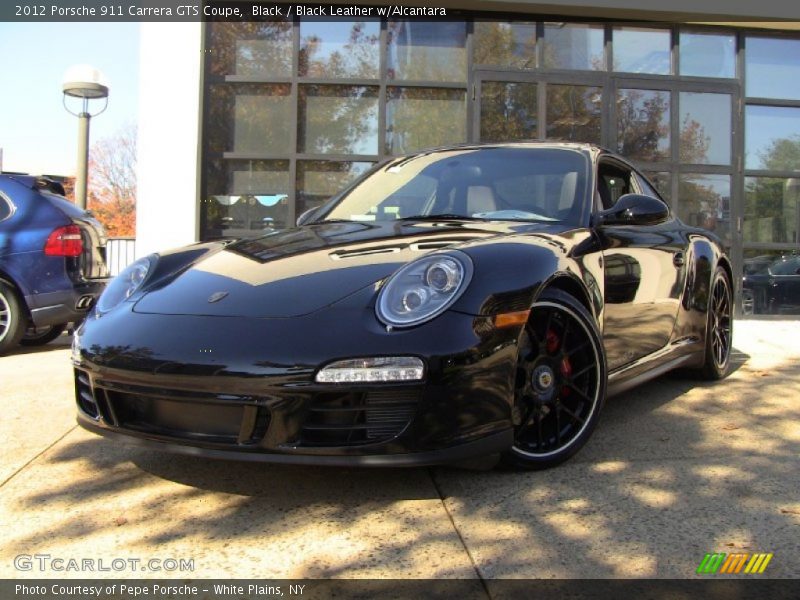 Black / Black Leather w/Alcantara 2012 Porsche 911 Carrera GTS Coupe