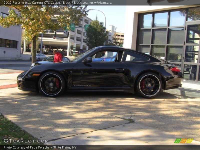 Black / Black Leather w/Alcantara 2012 Porsche 911 Carrera GTS Coupe