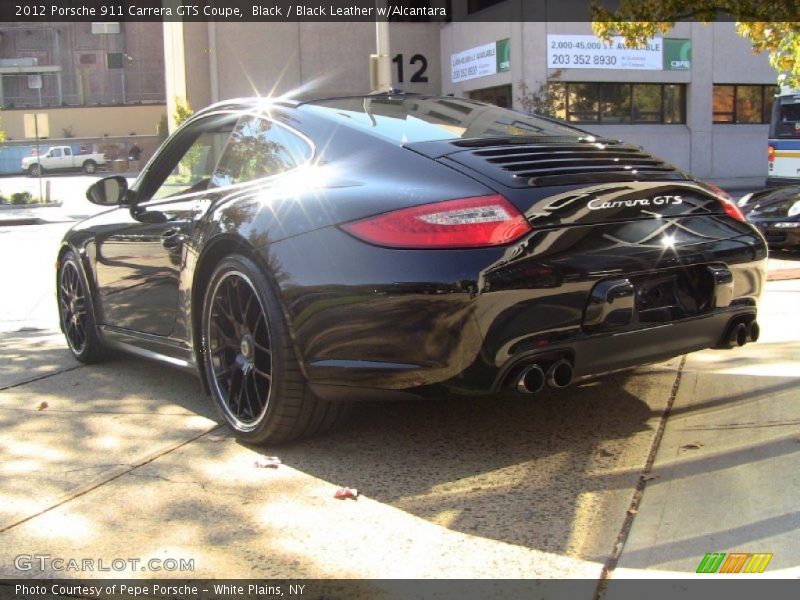 Black / Black Leather w/Alcantara 2012 Porsche 911 Carrera GTS Coupe