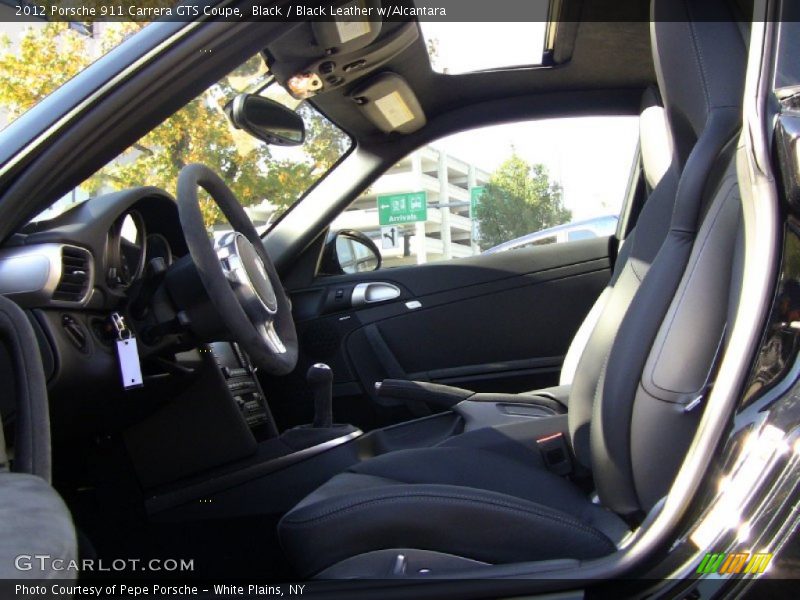 Black / Black Leather w/Alcantara 2012 Porsche 911 Carrera GTS Coupe