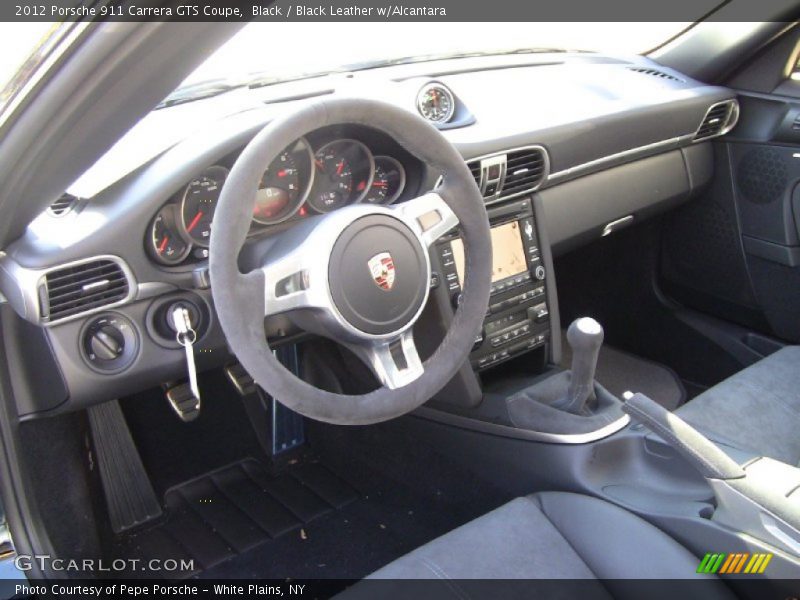 Black / Black Leather w/Alcantara 2012 Porsche 911 Carrera GTS Coupe