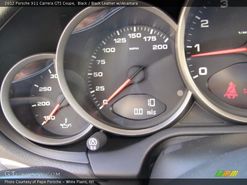 Black / Black Leather w/Alcantara 2012 Porsche 911 Carrera GTS Coupe
