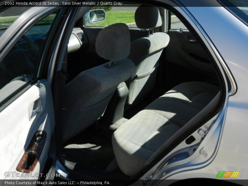 Satin Silver Metallic / Quartz Gray 2002 Honda Accord SE Sedan