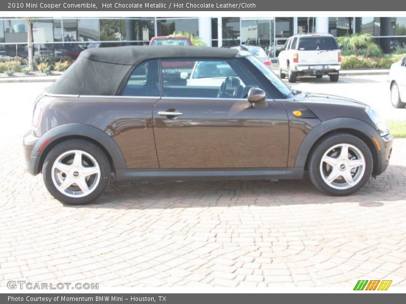 Hot Chocolate Metallic / Hot Chocolate Leather/Cloth 2010 Mini Cooper Convertible