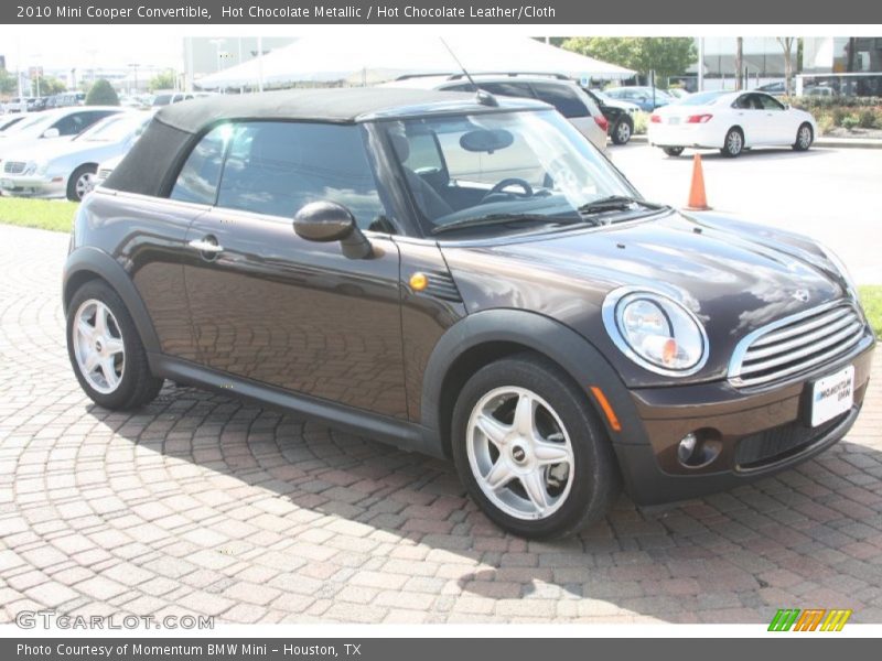 Hot Chocolate Metallic / Hot Chocolate Leather/Cloth 2010 Mini Cooper Convertible