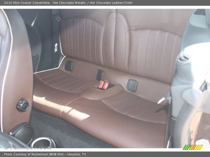  2010 Cooper Convertible Hot Chocolate Leather/Cloth Interior