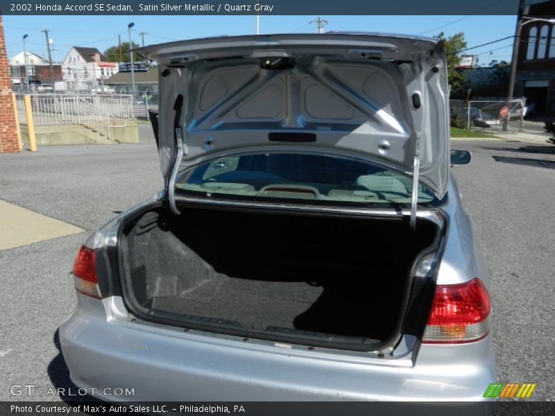 Satin Silver Metallic / Quartz Gray 2002 Honda Accord SE Sedan