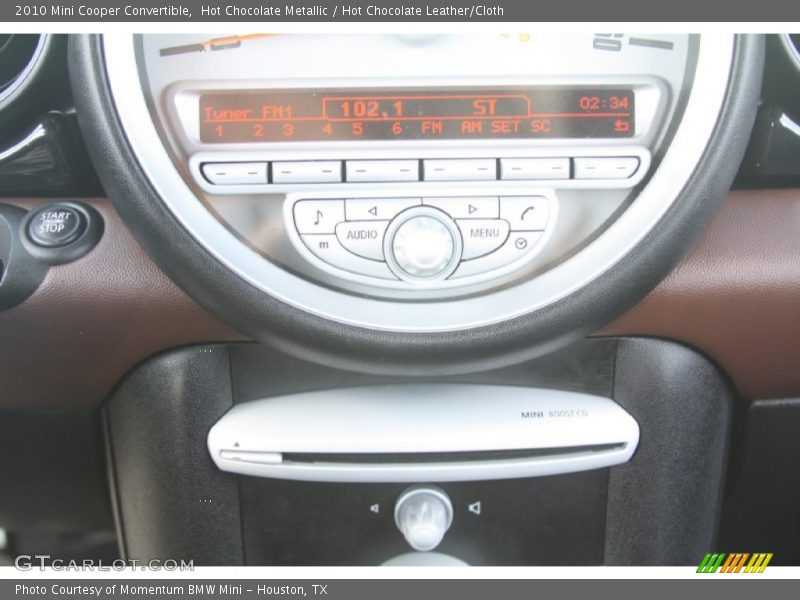 Hot Chocolate Metallic / Hot Chocolate Leather/Cloth 2010 Mini Cooper Convertible