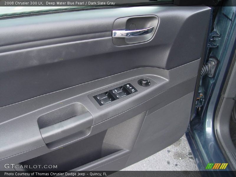 Deep Water Blue Pearl / Dark Slate Gray 2008 Chrysler 300 LX