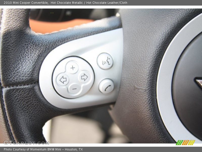 Hot Chocolate Metallic / Hot Chocolate Leather/Cloth 2010 Mini Cooper Convertible