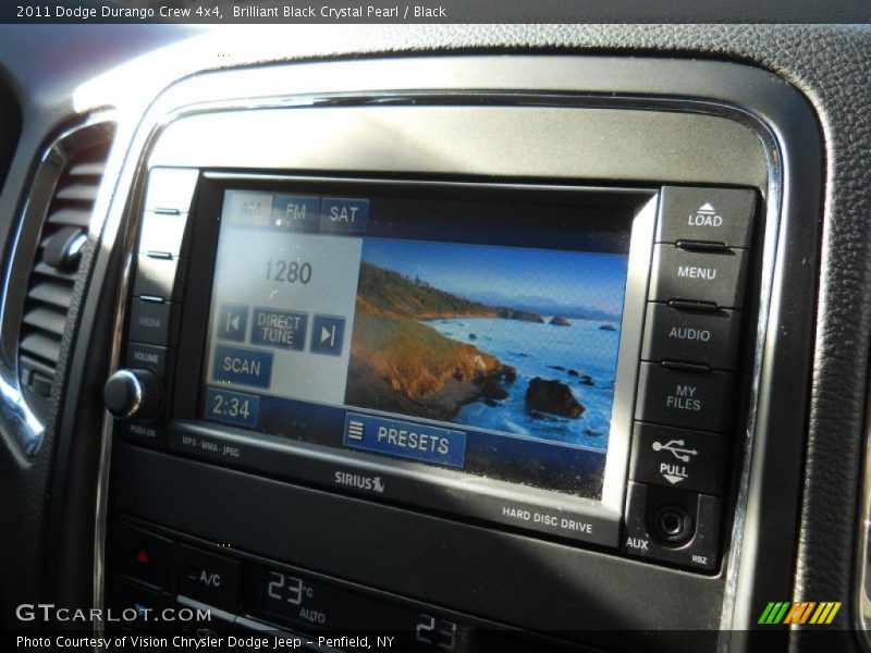 Brilliant Black Crystal Pearl / Black 2011 Dodge Durango Crew 4x4