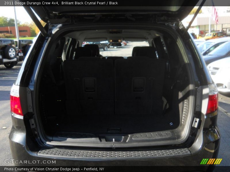 Brilliant Black Crystal Pearl / Black 2011 Dodge Durango Crew 4x4