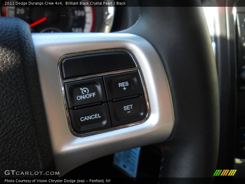 Brilliant Black Crystal Pearl / Black 2011 Dodge Durango Crew 4x4