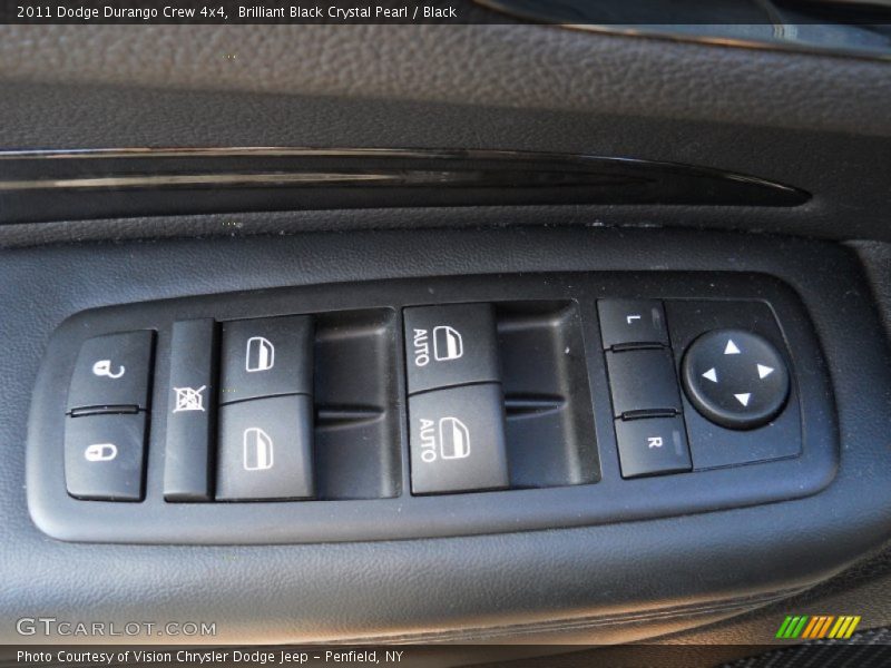 Brilliant Black Crystal Pearl / Black 2011 Dodge Durango Crew 4x4