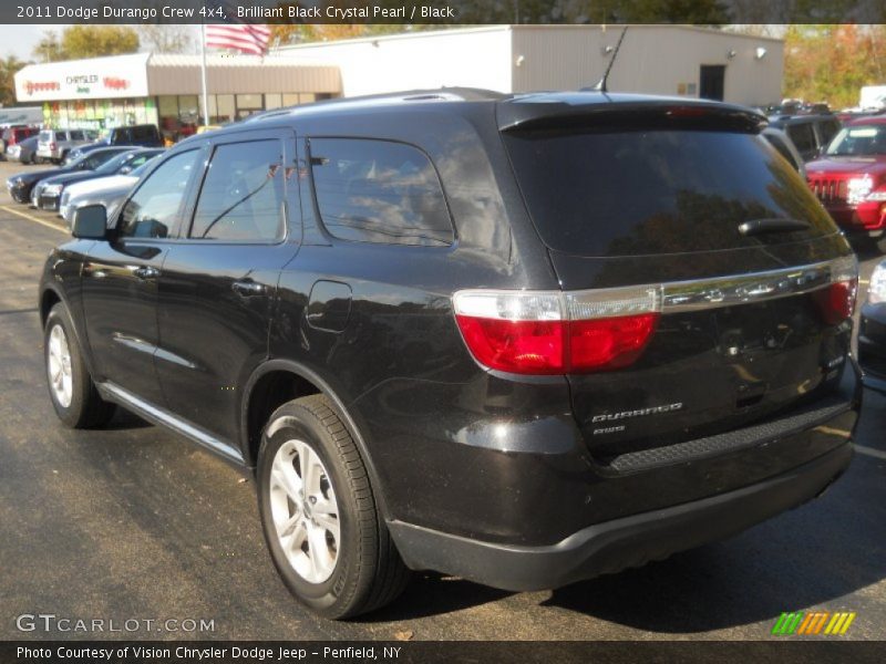 Brilliant Black Crystal Pearl / Black 2011 Dodge Durango Crew 4x4