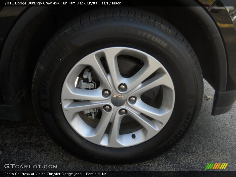 Brilliant Black Crystal Pearl / Black 2011 Dodge Durango Crew 4x4