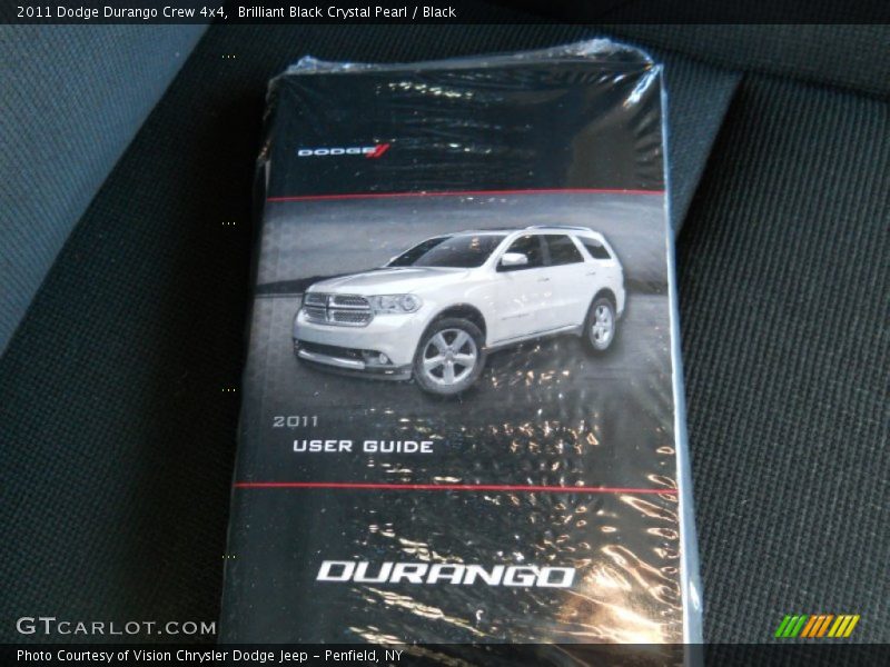 Brilliant Black Crystal Pearl / Black 2011 Dodge Durango Crew 4x4