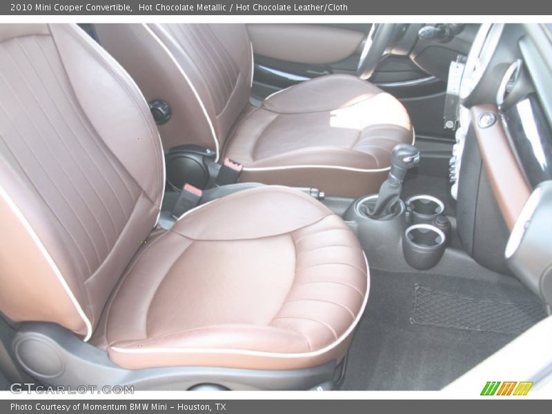  2010 Cooper Convertible Hot Chocolate Leather/Cloth Interior