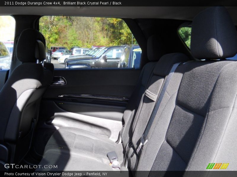 Brilliant Black Crystal Pearl / Black 2011 Dodge Durango Crew 4x4