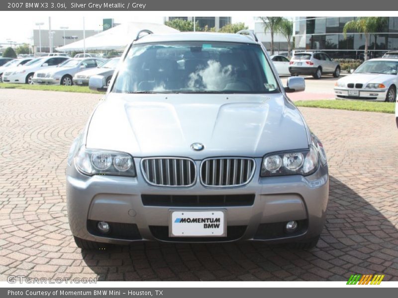 Silver Grey Metallic / Grey 2007 BMW X3 3.0si