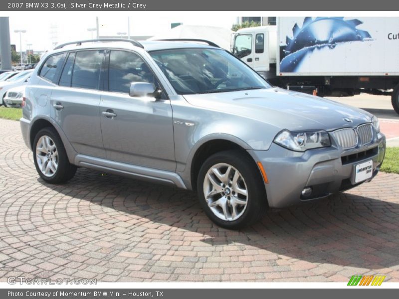 Silver Grey Metallic / Grey 2007 BMW X3 3.0si