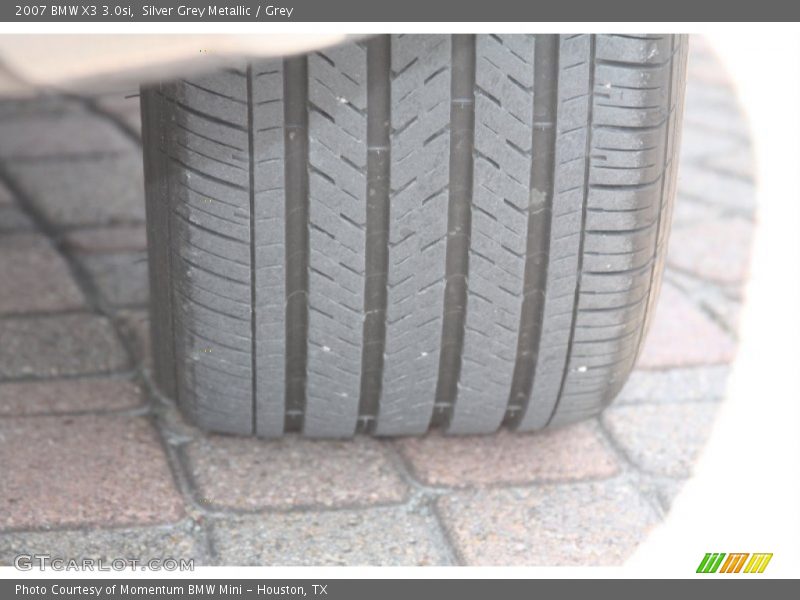 Silver Grey Metallic / Grey 2007 BMW X3 3.0si