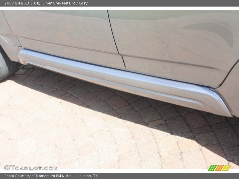 Silver Grey Metallic / Grey 2007 BMW X3 3.0si