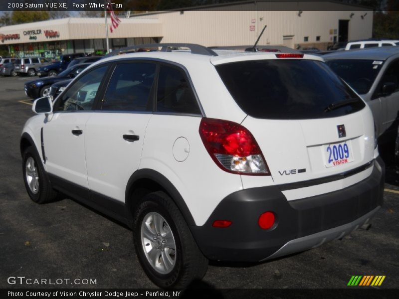 Polar White / Tan 2009 Saturn VUE XE