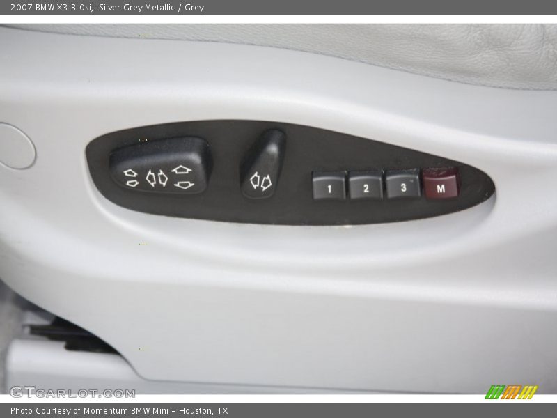 Silver Grey Metallic / Grey 2007 BMW X3 3.0si