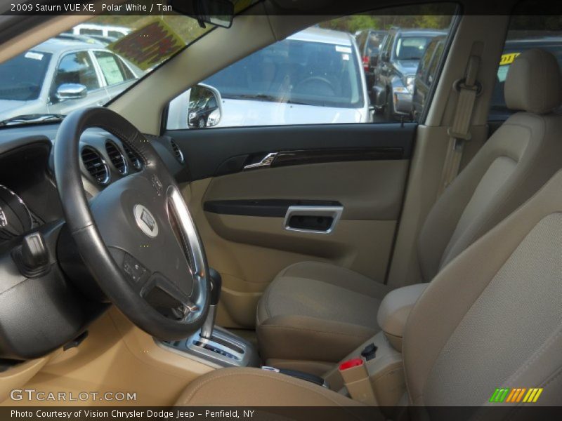Polar White / Tan 2009 Saturn VUE XE