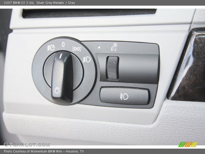 Silver Grey Metallic / Grey 2007 BMW X3 3.0si