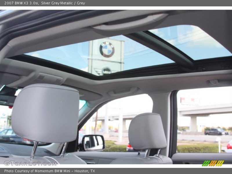 Silver Grey Metallic / Grey 2007 BMW X3 3.0si