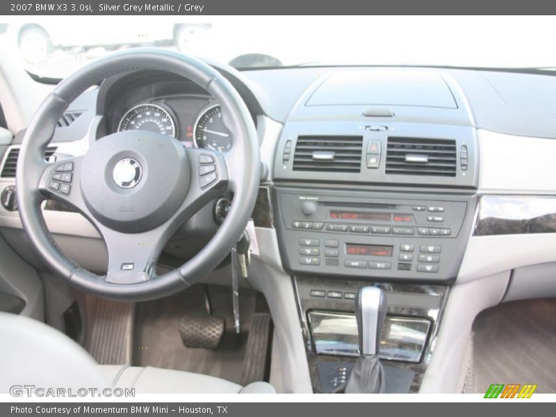 Silver Grey Metallic / Grey 2007 BMW X3 3.0si