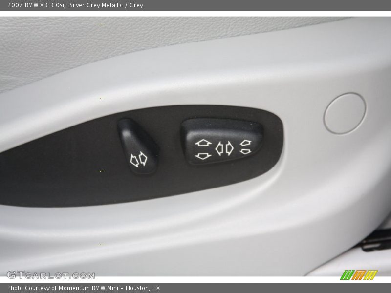 Silver Grey Metallic / Grey 2007 BMW X3 3.0si
