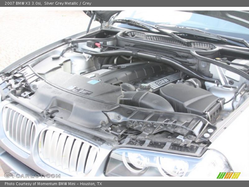 Silver Grey Metallic / Grey 2007 BMW X3 3.0si