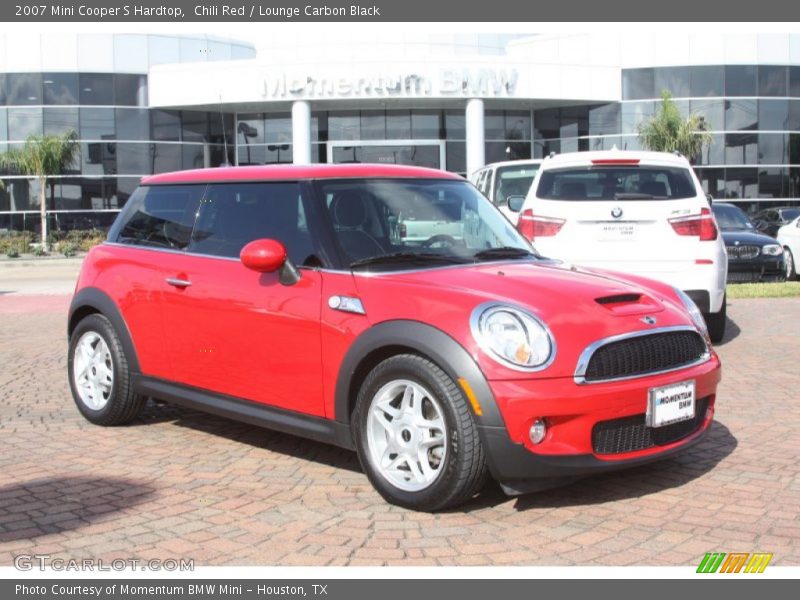 Chili Red / Lounge Carbon Black 2007 Mini Cooper S Hardtop