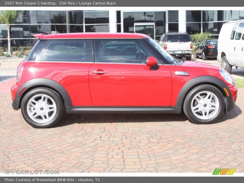 Chili Red / Lounge Carbon Black 2007 Mini Cooper S Hardtop