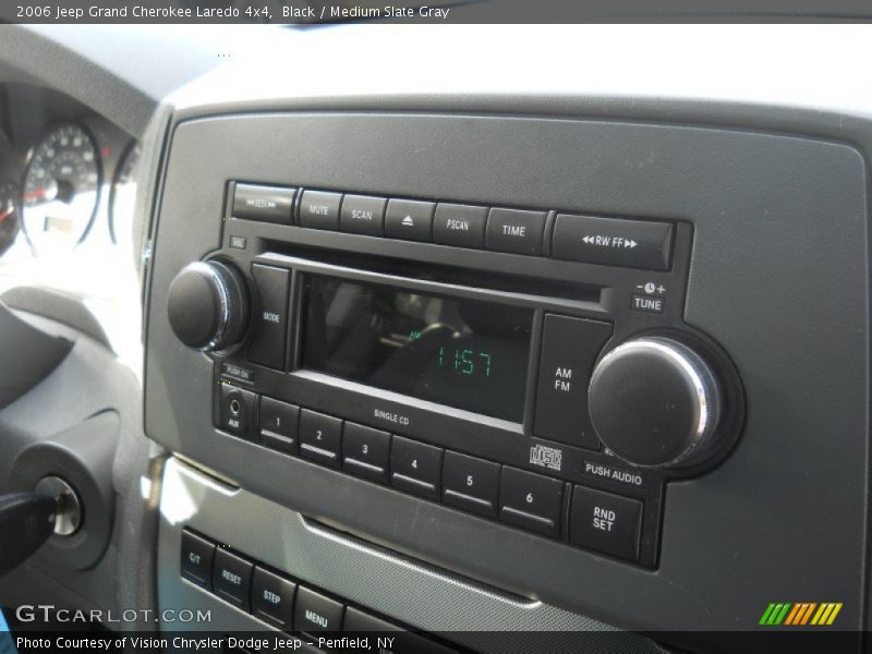 Black / Medium Slate Gray 2006 Jeep Grand Cherokee Laredo 4x4