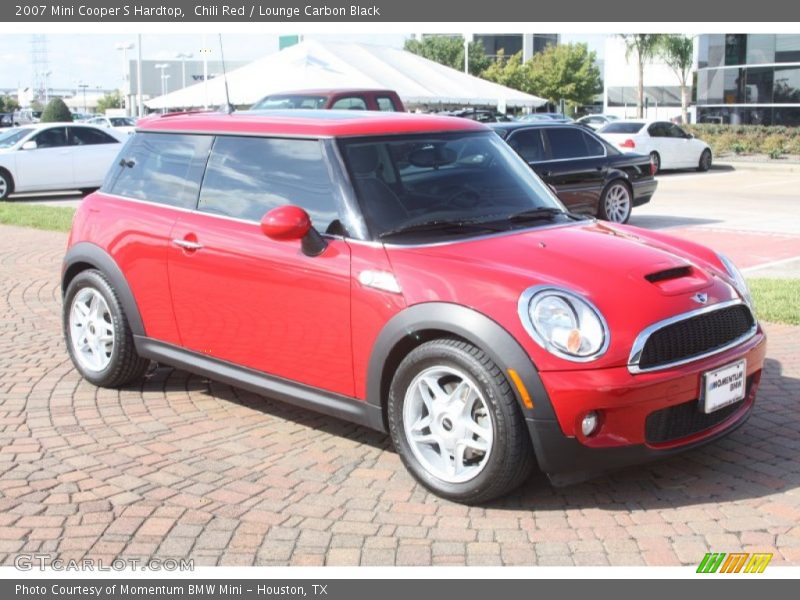 Chili Red / Lounge Carbon Black 2007 Mini Cooper S Hardtop