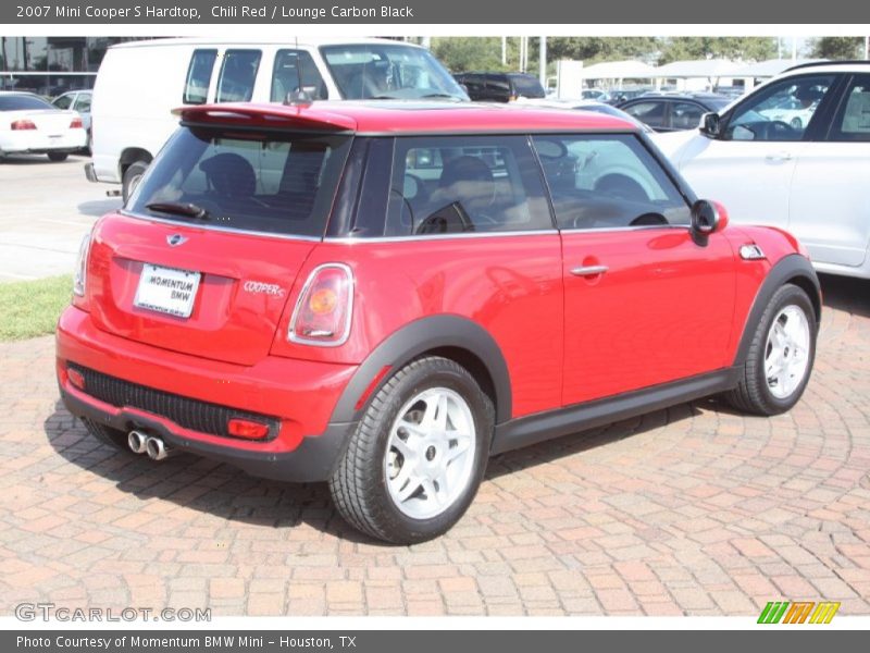 Chili Red / Lounge Carbon Black 2007 Mini Cooper S Hardtop
