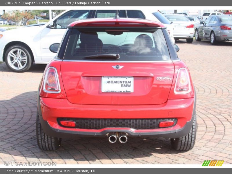 Chili Red / Lounge Carbon Black 2007 Mini Cooper S Hardtop