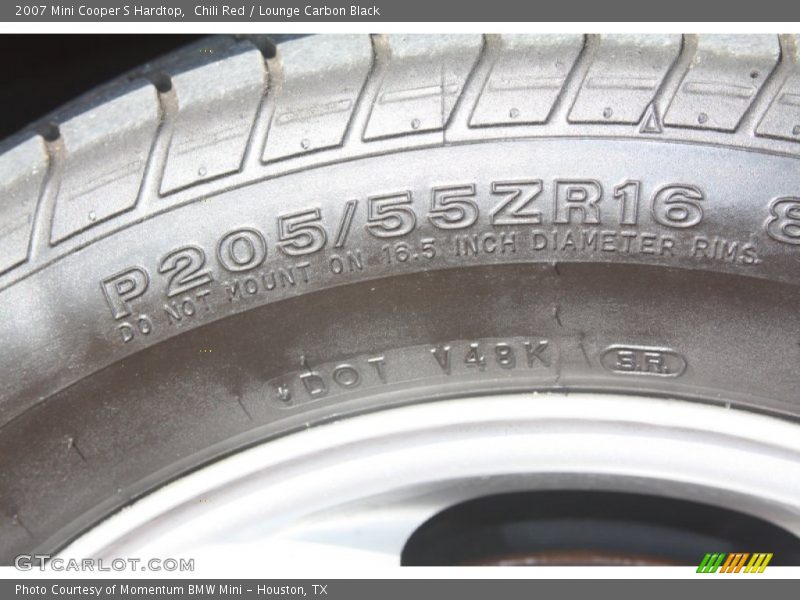 Chili Red / Lounge Carbon Black 2007 Mini Cooper S Hardtop