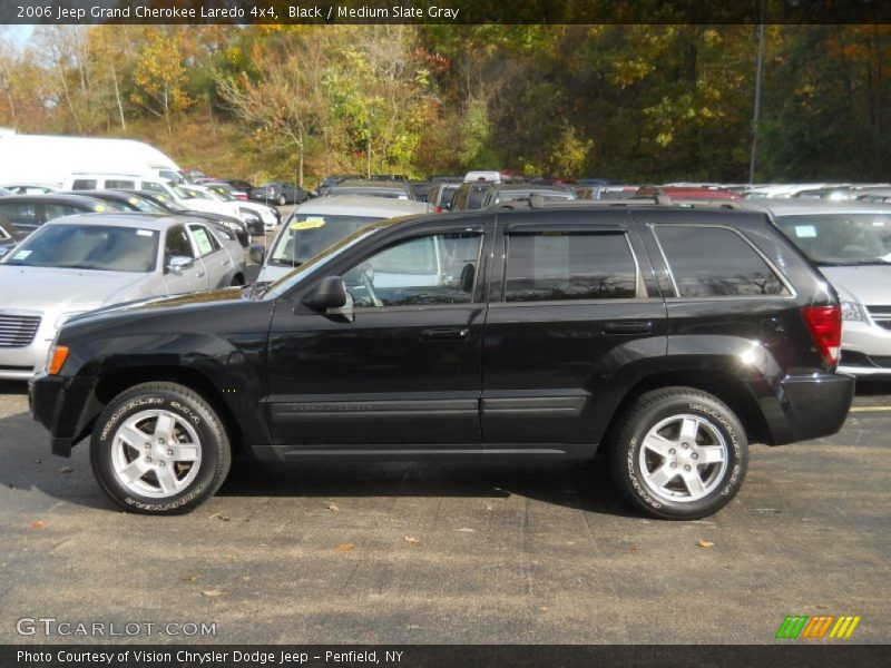 Black / Medium Slate Gray 2006 Jeep Grand Cherokee Laredo 4x4