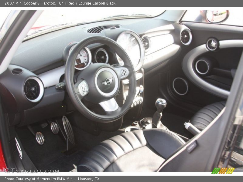 Chili Red / Lounge Carbon Black 2007 Mini Cooper S Hardtop