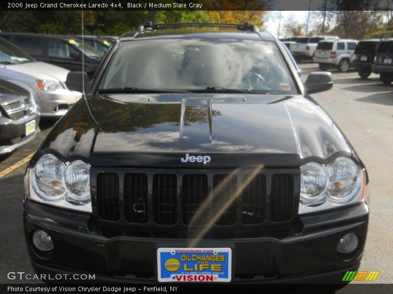 Black / Medium Slate Gray 2006 Jeep Grand Cherokee Laredo 4x4