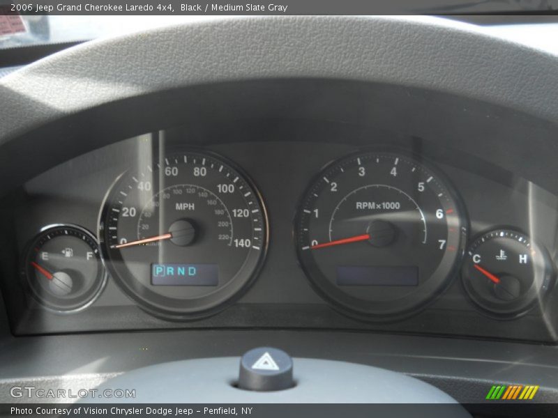 Black / Medium Slate Gray 2006 Jeep Grand Cherokee Laredo 4x4