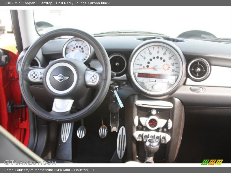 Chili Red / Lounge Carbon Black 2007 Mini Cooper S Hardtop