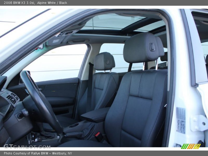 Alpine White / Black 2008 BMW X3 3.0si