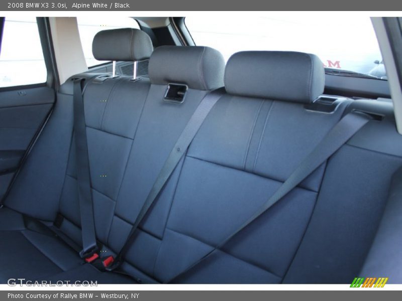 Alpine White / Black 2008 BMW X3 3.0si