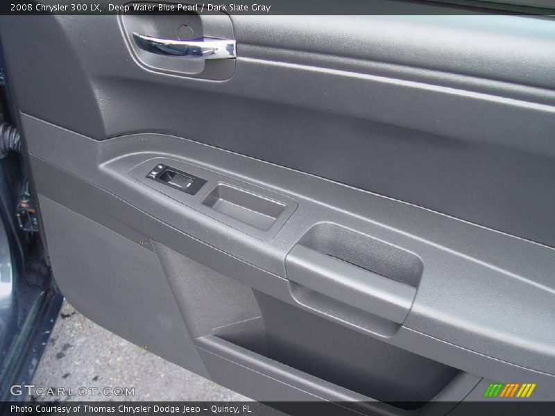 Deep Water Blue Pearl / Dark Slate Gray 2008 Chrysler 300 LX